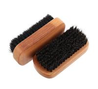 Ipetboom Cepillo Para Barba y Zapatos Mango De Madera De Haya Cerdas Naturales Diseño Elegante.