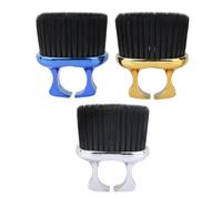 Ipetboom Cepillo Para Peinar Barba Plumero De Cuello Cepillo Para Polvos Duradero Abs Fácil De Limpiar