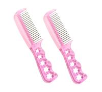 Ipetboom Cepillo y Peine Antistático para Peluca de Muñeca, 2 Unidades, Alambre de Acero, Tamaño Pequeño, Cuidado Profesional, Accesorios para Peluquería Infantil y Peinado de Extensiones
