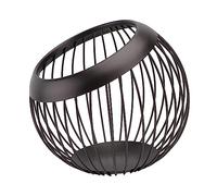 Ipetboom Cesta de Almacenamiento de Hierro Forjado Nórdico para Cesta Metálica para Hogar y Restaurante Organizador Multifuncional para Cocina y Salón Color Marrón Oscuro