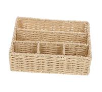 Ipetboom Cesta De Almacenamiento Tejida Cestas Pequeñas De Mimbre Revistero Cesta Tejida Pequeña Organizador De Estantes Cesta Decorativa Con Tapa Cestas Tejidas Cestas De