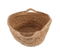 Ipetboom Cesta para Fotografía de Recién Nacidos en Color Caqui, Ligera y Portátil de Material Junco, Adecuado para Momentos Obsequios y Descanso Diario del Ñiño