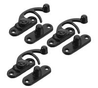 Ipetboom Cierre de Broche Retro de Aleación de Zinc para Caja Grande 38X44 MM Gancho Derecho Tipo Cuerno Pestillo Metálico Vintage para Joyero Baúl y Muebles Pack de 6 Unidades