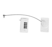 Ipetboom Cierres de Seguridad para Ventanas Autoadhesivos Ajustables de Alambre de Hierro 2 Piezas Bloqueo Infantil para Ventanas Frigorífico y Armarios Prevención de Accidentes el