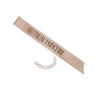 Ipetboom Cinturón De Tiara De Princesa Banda y Diadema De Cumpleaños Decoración Brillante