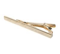 Ipetboom Clip de Corbata para Hombre Metálico Dorado Accesorio Elegante y Versátil para Traje de Negocios Bodas y Eventos Formales Diseño y Compatible Tipo de Corbatas