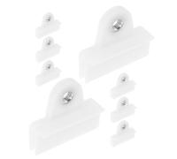 Ipetboom Clips de Fijación para Vidrio de Automóvil, Juego de 8 Piezas de Plástico Resistente, Diseño para Ventanas y Faldones Laterales, Reducción de Ruido y Mejora de Seguridad