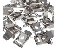 Ipetboom Clips de Resorte para Luces Empotradas LED 20 Unidades Fijación para Paneles y Downlights Accesorios de Iluminación para Instalación Empotrada Techos