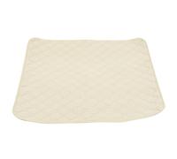 Ipetboom Cojín de Asiento Beige, Protector Antideslizante de Fibra de Poliéster, Almohadilla Lavable para Silla y Coche, Accesorio Automotor para Verano, Uso Diario y Silla de Ruedas