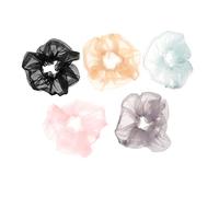 Ipetboom Coleteros De Tela Cabello 5 Piezas Tamaño Mediano Elásticos Duraderos Para Niñas y Mujeres Uso Diario Fiesta Viaje Conjunto Colores Surtidos