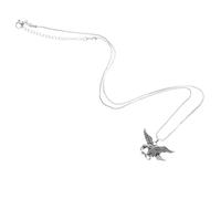 Ipetboom Colgante de Águila Vintage con Cadena Metálica para Hombre Diseño Resistente y Creativo Joyería de Estilo Callejero Plata Símbolo de Fuerza y Libertad