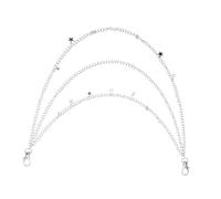 Ipetboom Colgante De Pentagrama Cadena Para Pantalones Accesorios Cadena De Estrellas Para Hombre Bolsillos Capas Para Look De Calle