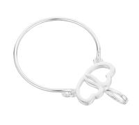 Ipetboom Colgante para Collar con Doble de Plata Adaptador Decorativo para Mujer Símbolo de Elegante para Fiestas y Ocasiones Especiales