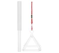 Ipetboom Conjunto de 2 Adornos Piramidales de Cuarzo de 3 Pulgadas para Terapia de Sonido y Meditación, Varilla de Percusión Incluida, Decoración Curativa para Bienestar y Relajación Hogar