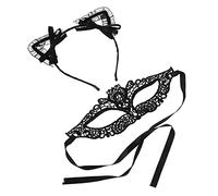 Ipetboom Conjunto De 2 Diademas De Encaje Con Orejas De Gato Y Orejas De Animales De Moda Para Carnaval Accesorios Para Disfraces De Fiesta.