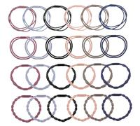 Ipetboom Conjunto De Gomas Elásticas Para Pelo 24 Piezas Coleteros Femeninos Gomas Finas Accesorios Modernos