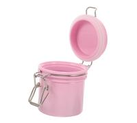 Ipetboom Contenedor Rosa de Almacenamiento de Pegamento para Pestañas de 200ml a Prueba de Fugas y Protección contra Humedad, Adecuado para Salón y Uso en Casa