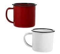 Ipetboom Copa de Vino Pequeña Vintage 2 Pcs Taza de Metal Multiusos Jarra de Vino Reutilizable para Oficina y Cafetería Diseño Retro