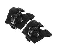 Ipetboom Correa de Muñeca de Nailon para Cámara Giratoria 360 Grados Banda Ajustable para Brazo 2 Piezas Accesorio Ligero para Deportes al Aire Libre como Surf Snorkel y Escalada