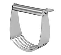 Ipetboom Cortador de Masa Inoxidable Mango Mezclador de Portátil Herramienta de Cocina para Hornear y Pastelería para Repostería y Panadería