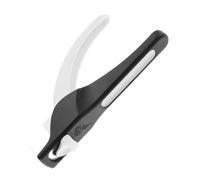 Ipetboom Cortaúñas para Uñas Postizas Diseño Antisalpicaduras Forma U Ergonómica Mango Mate Antideslizante para Manicura Francesa y Uñas Acrílicas Corte Preciso y Cómodo