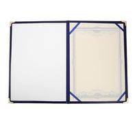 Ipetboom Cubierta Cuero Única Para Documentos Protección Y Decoración De Diplomas Y Certificados Cómoda De Sostener Para Elaboración Y Decoración De Certificados Tamaño A4