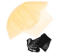 Ipetboom Cubierta De Calva Para Adultos Ideal Para Disfraz De Monje Látex y Red Cómodo