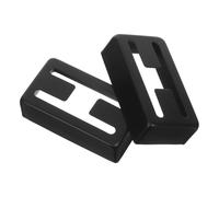 Ipetboom Cubierta Metálica en Forma de H para Pastillas Humbucker de Guitarra Eléctrica Par de Accesorios Negros para Protección y Blindaje Electromagnético en Actuaciones y Estudio