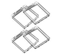 Ipetboom Cubierta Protectora para Botón Pulsador 41 MM 4 Piezas Plástico Resistente Transparente Compatible con Equipos Elevadores y Electrodomésticos Protección Antapagado Accidental