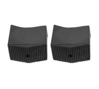 Ipetboom Cubiertas de Goma para Patas de Escalera Plegable 2 Piezas Almohadillas Protectoras Antideslizantes de 25X5 CM para Escaleras de Hierro Resistentes y Flexibles para Uso