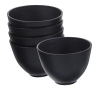 Ipetboom Cuenco para Mascarillas Casero de Silicona 5 Piezas 10,5x7 Cm Resistente y Suave para Mujeres Cuidado Facial DIY Spa y Belleza
