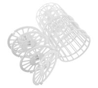Ipetboom Cuencos de Nido de Plástico para Pájaros, Pack de 4 Beige, Materiales para Cría y Anidación de Canarios y Loros en Jaulas