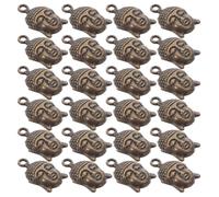 Ipetboom Cuentas Vintage de Cabeza de Buda Tibetano Aleación de Metal 100 Piezas para Pulseras DIY Dijes Colgantes Espirituales para Joyería y Manualidades Accesorio Adecuado para