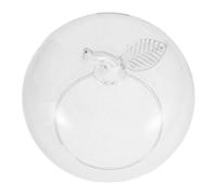 Ipetboom Cúpula de Cristal Transparente para Flores Preservadas, Campana de Vidrio Antipolvo Diámetro 12 Cm y Apertura 8 Cm, Frasco de Exhibición Adecuado para Centros de Mesa y Decoración