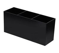 Ipetboom De Acrílico Para Lápices Labiales y Pinceles 3 Cajones Organizador De Escritorio Negro