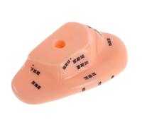 Ipetboom De Acupuntura De Oreja Silicona Suave Con Puntos De Acupuntura Para Enseñanza y Práctica De Masajes De Medicina