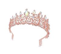 Ipetboom De Boda De Cristales Brillantes Para Novia Diadema Elegante y Chic Para Ceremonias De Matrimonio y Fiestas De Boda