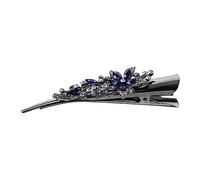 Ipetboom de cocodrilo pinza para el cabello cocodrilo de metal pasadores de pelo decoración vintage pinzas para el cabello de diamantes de imitación clips de lujo para las mujeres modelado