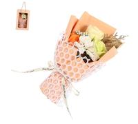 Ipetboom De Flores De Jabón Aromáticas Con Caja Para Bodas y Arreglo Decorativo De Artificiales Día y Cumpleaños