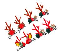 Ipetboom De Navidad Horquilla De Astas De Alce 4 Pares De Tocados Navideños Para Mujer