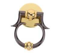 Ipetboom Decorativa de Puerta Frontal de Aleación de Zinc Llamador Retro para Entrada Instalación Rápida Herramientas Diseño Elegante y Color Negro o Dorado