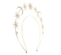 Ipetboom Diadema Con Aro De Nuestra Señora Tocado De Luna Diadema Única De Metal Con Gemas De Imitación Accesorio Cabello De Fiesta Para Graduación Decoraciones De Cumpleaños Para Mujeres