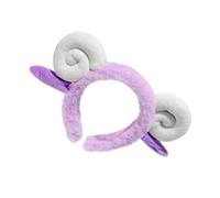 Ipetboom Diadema Croissant Diadema Para Mujer Diademas Cintas Para El Pelo De Las Mujeres Linda Banda Para El Cabello Diadema Con Clips Diadema De Cordero Tela Adulto Felpa
