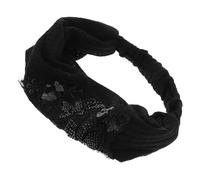 Ipetboom Diadema de Ala Ancha para Cubrir las Canas Floral Deportiva Suave Bohemio para Yoga y Entrenamiento Mujer