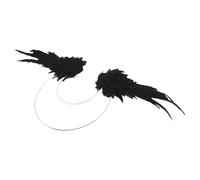 Ipetboom Diadema de Ángel Halo y Alas para Mujer Tocado de Fiesta y Disfraz Banda Cabello Decorativa Accesorios de Fiesta para Mujer