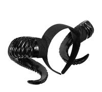 Ipetboom Diadema de Cuerno de Oveja Aros Cabello y Banda Cabello Accesorios Decorativos para Halloween Broche para Diadema de Halloween