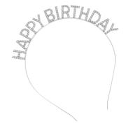 Ipetboom Diadema de Cumpleaños con Cristales para Mujer Ligera para Fiestas y Celebraciones Accesorio Elegante para Adolescentes y Princesas