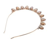 Ipetboom Diadema De Gemas De Imitación Para Mujeres Accesorio De Pedrería Banda Pelo Para Novia