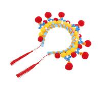 Ipetboom Diadema de Peking Opera Twist Stick Diadema de cosplay accesorios para el cabello hanfu diadema bandana tiara de escenario diadema de escenario diadema de ópera de pekín Felpa