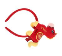 Ipetboom Diadema del Año del Caballo 2026 para Nochevieja, Accesorio Ligero y Cómodo Cabello Caracteres Chinos, Decoración Festiva para Fiestas y Fotos de Celebraciones Navideñas